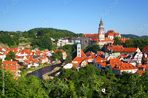 Historic city of Cesky Krumlov (Czech Republic) photo