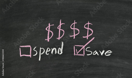 save money not spend