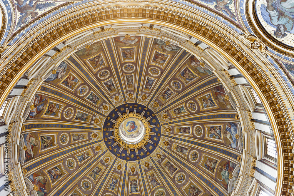 Cupula de San Pedro del Vaticano.