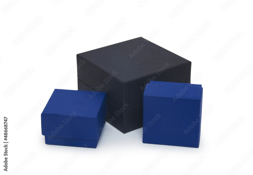 Three gift box isolated on white Three gift box isolated on white
