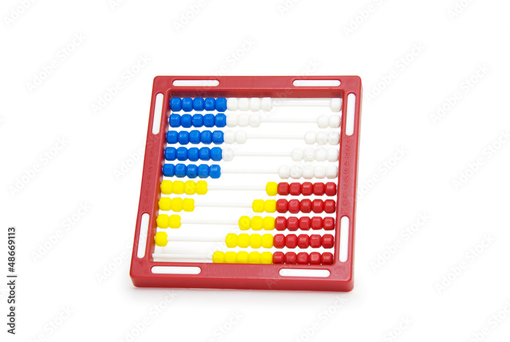Abacus on Isolated White Background Abacus on Isolated White Background