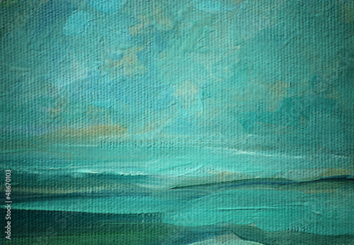sea landscape oil on a canvas,  illustration, painting