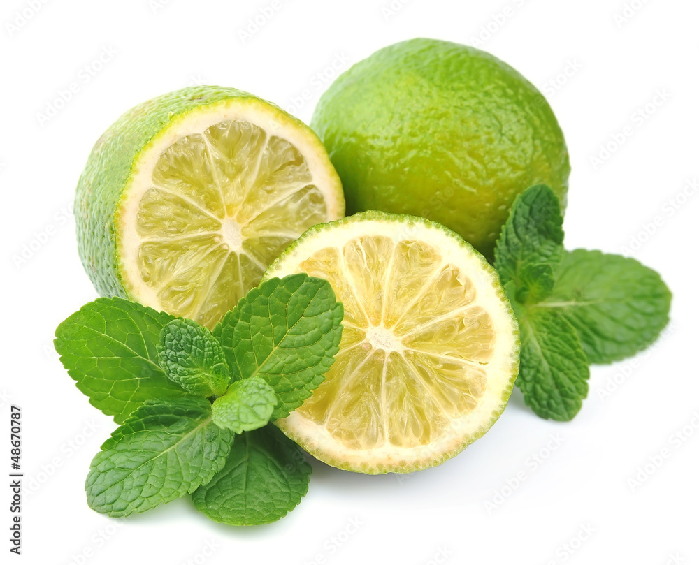 Obraz lime with a mint