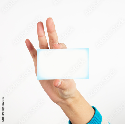 Holding card