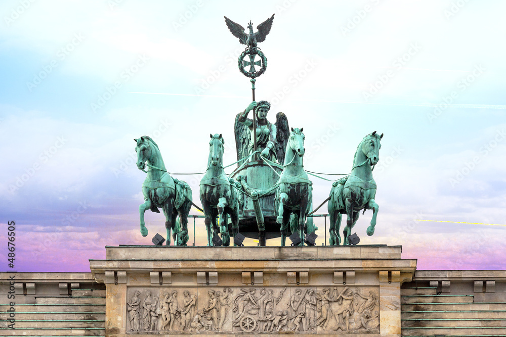 Fototapeta premium Brandenburg Gate in Berlin