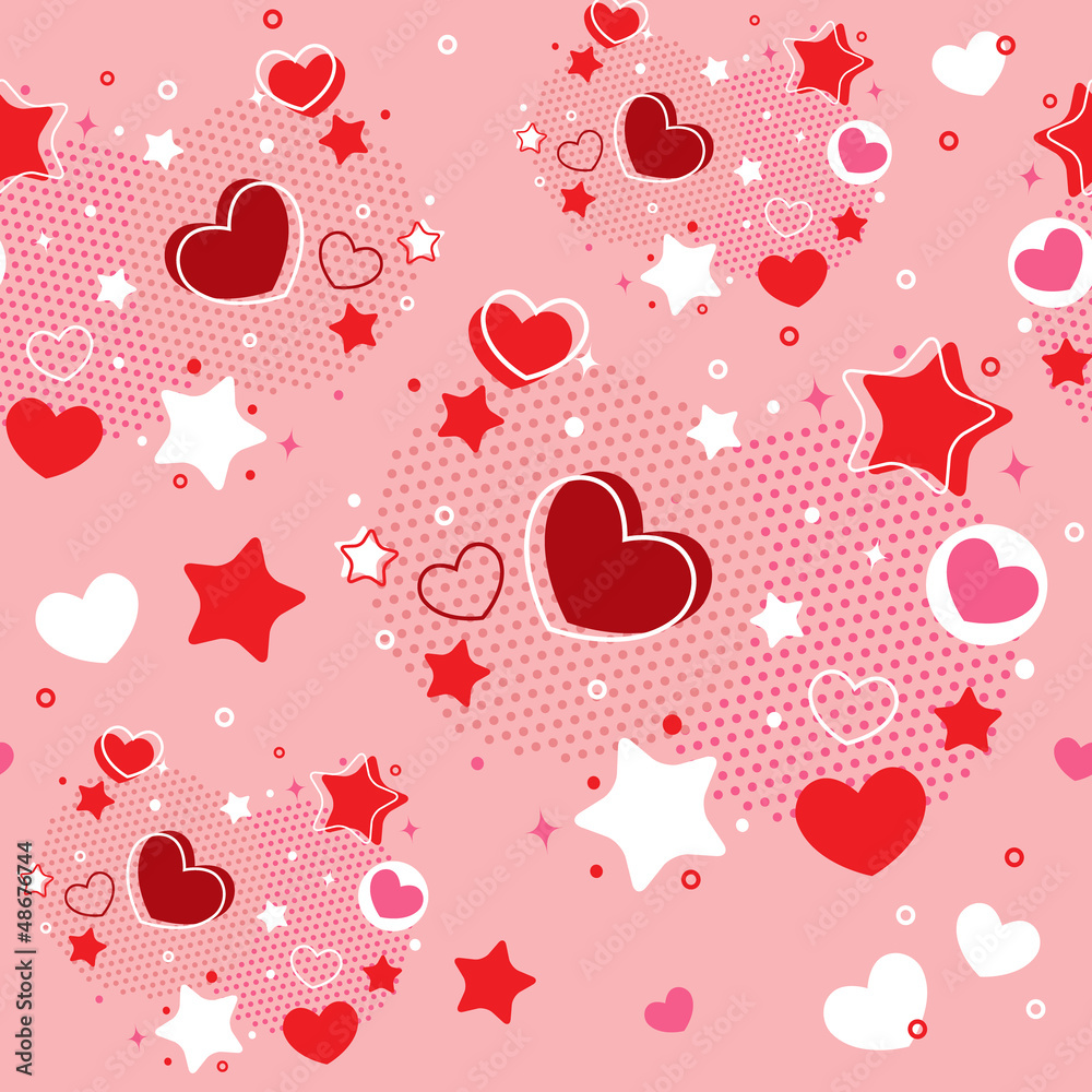 Cute Valentine seamless pattern Cute Valentine seamless pattern