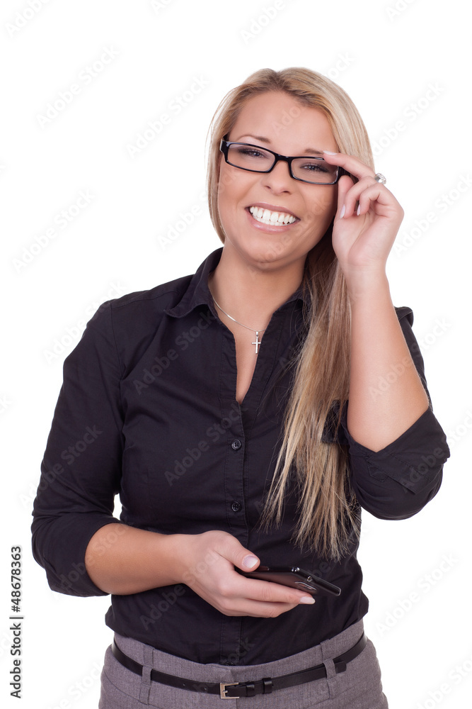 Smiling business woman