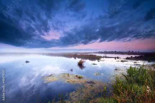 swamp at sunrise © Olha Rohulya