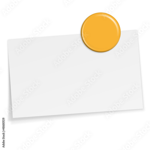 Notizzettel mit Magnet
