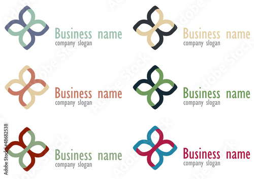 Business logo rosette design