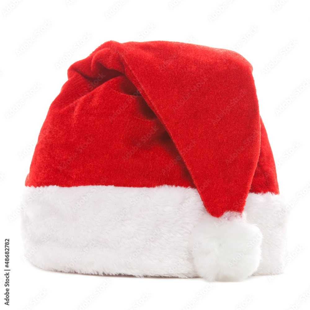 Santa hat isolated in white background Santa hat isolated in white background