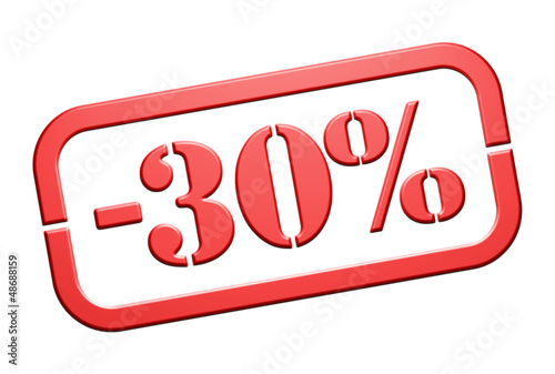 Cachet Remise -30% photo