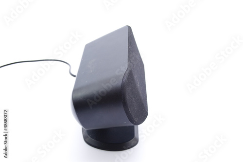 Schwarze Lautsprecher für Computer