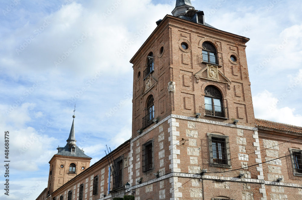 Fototapeta premium Malaga college, Alcala de Henares, Madrid (Spain)