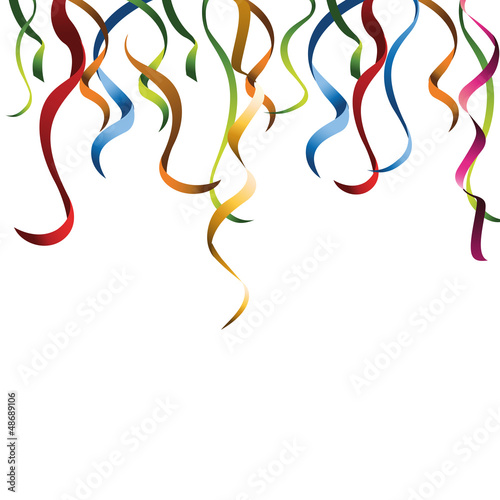 Party Streamers Vector