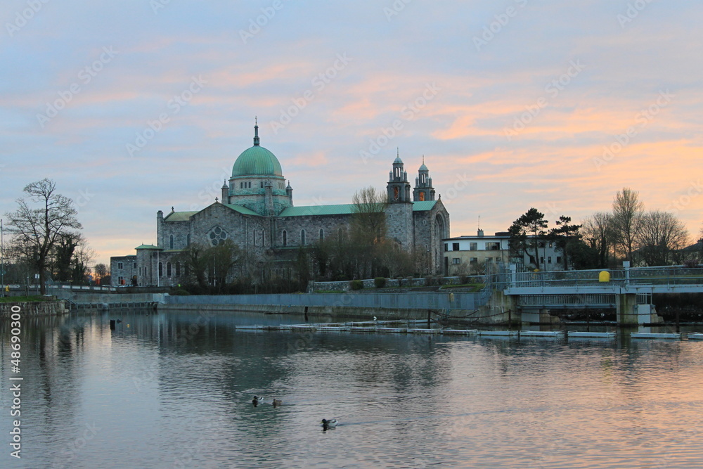 Galway Cathedral in the evening