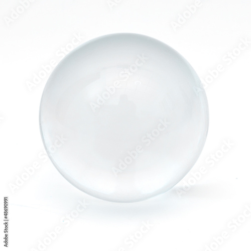 Clear glass ball