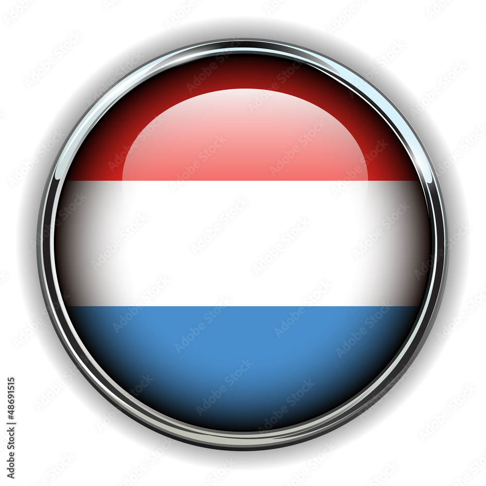 Luxembourg flag button Luxembourg flag button