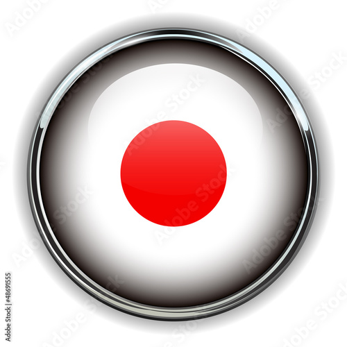 Japan flag button Free Download Japan flag button - GFXLoad