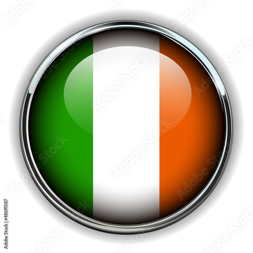 Free Download Ireland flag button - GFXLoad
