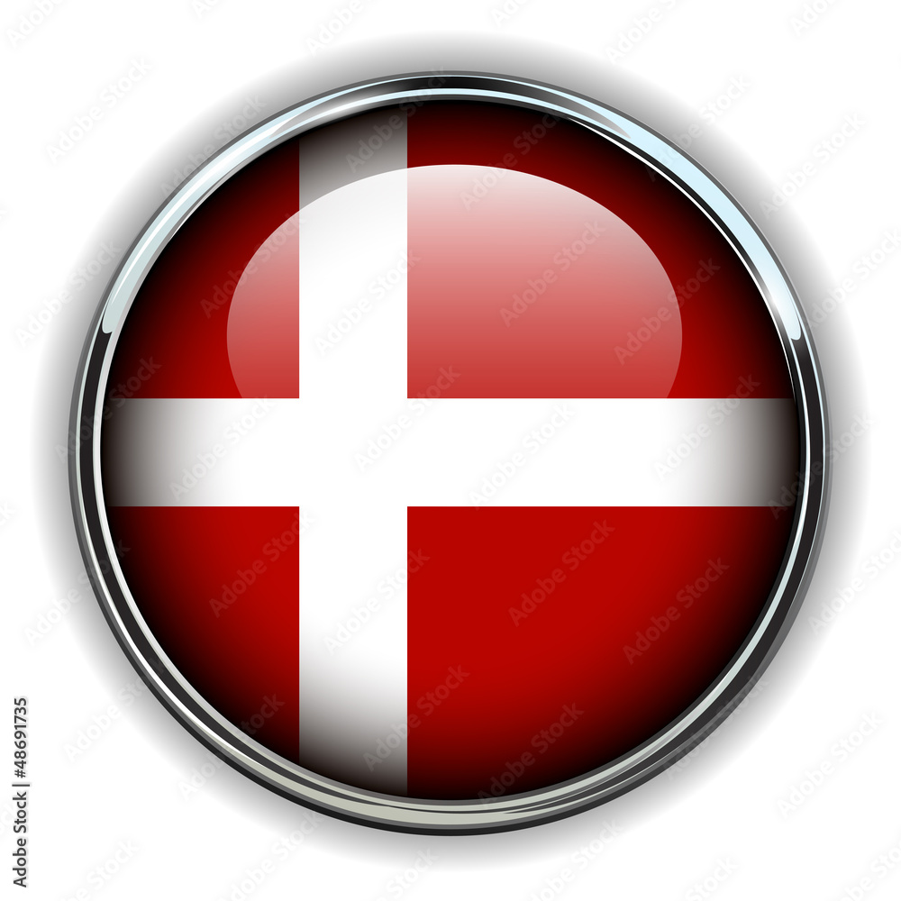 Denmark flag button