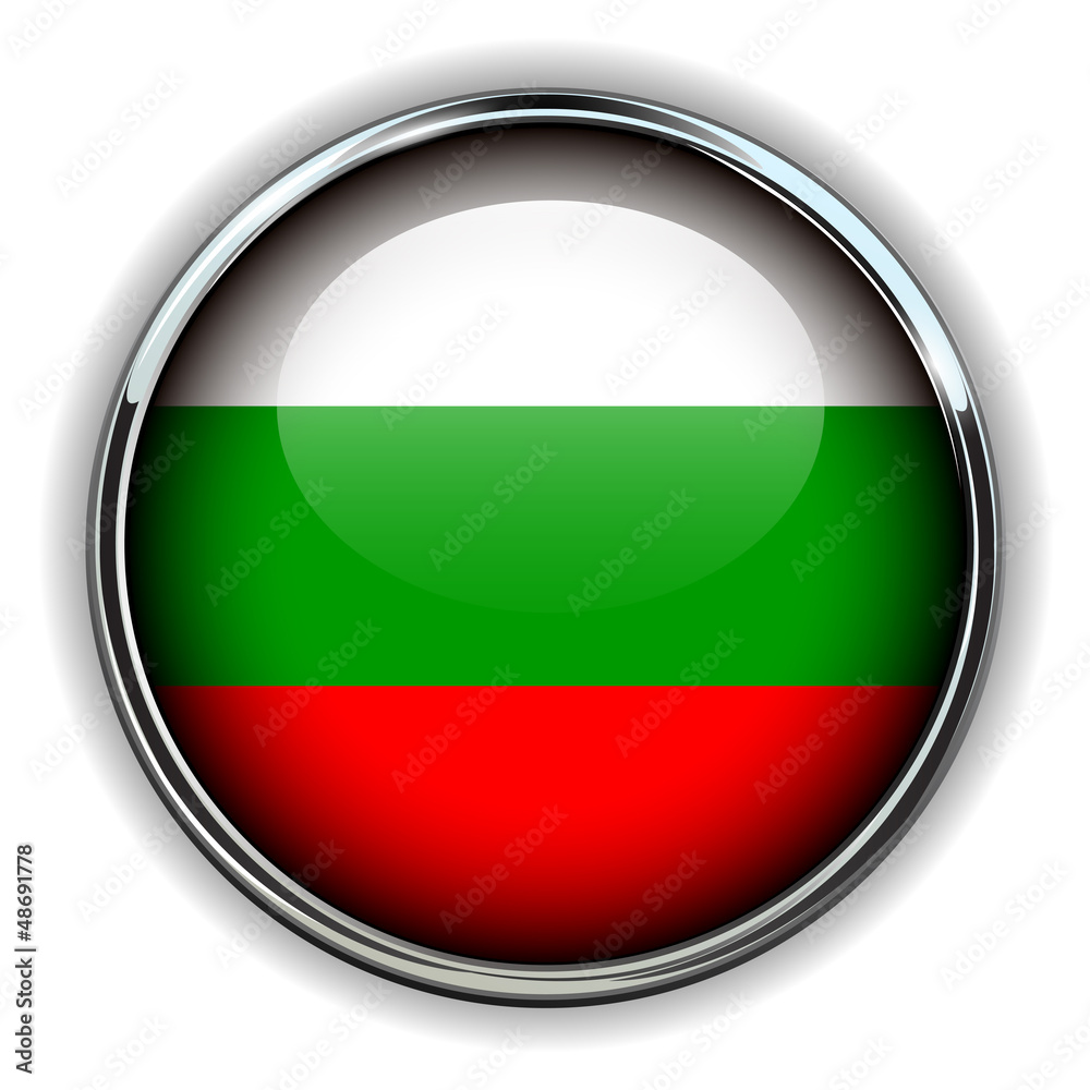 Bulgaria flag button Bulgaria flag button