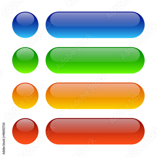 Buttons Bunt Rund