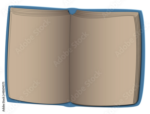 book - blue