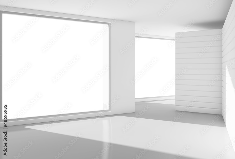 Fototapeta premium white interior