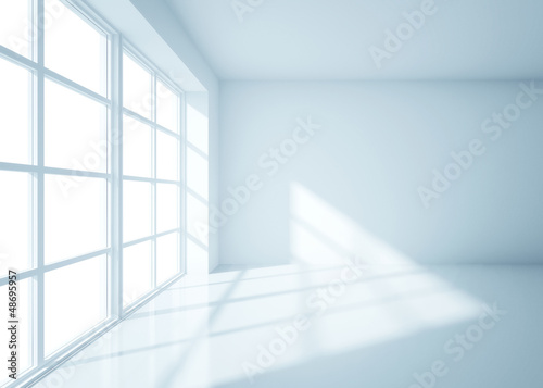 light blue room