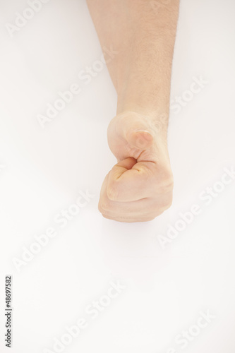 teen hand thumb up, isolated on white background © ercan senkaya