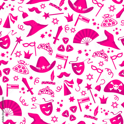 seamless pattern with costumes