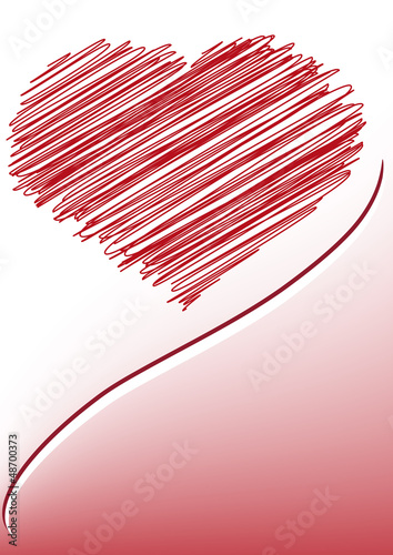 sfondo cuore stilizzato