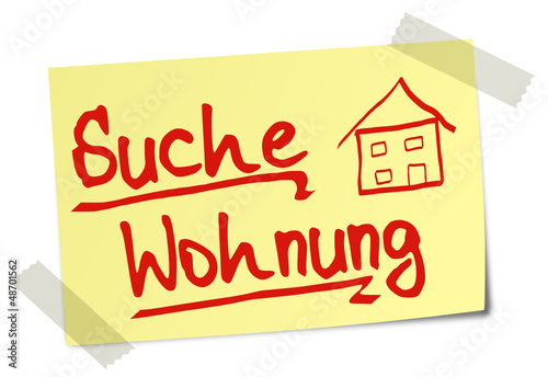 Suche Wohnung Post It  #130120-svg01