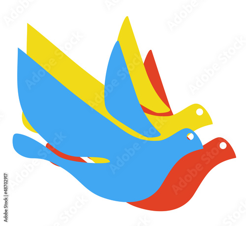 Color imagination dove