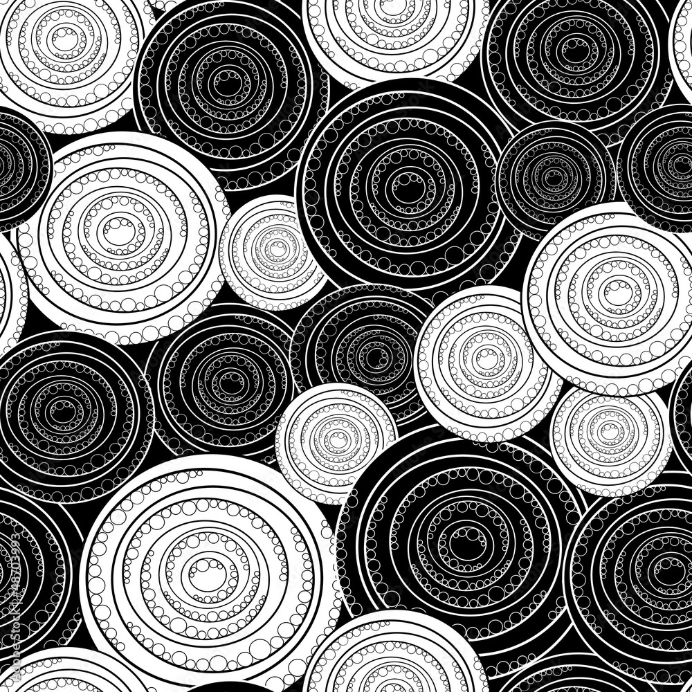 Abstract circles seamless pattern Abstract circles seamless pattern