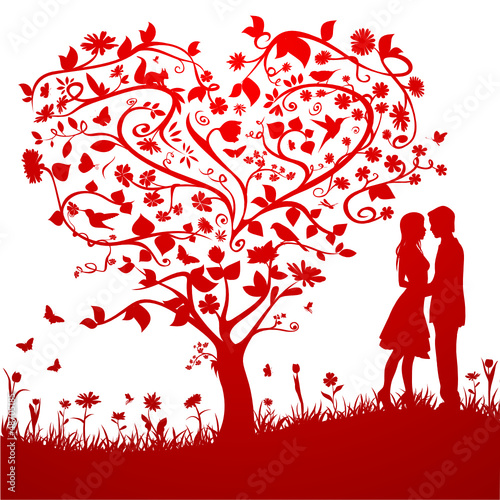 Valentinstag Layout