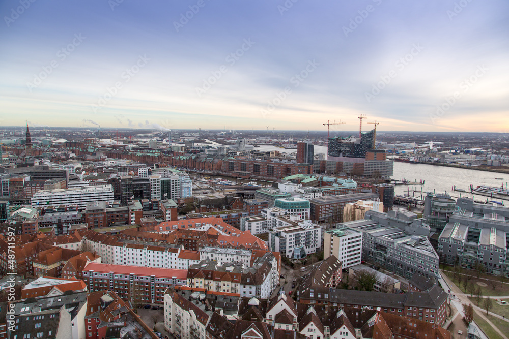 Hamburg Speicherstadt von oben