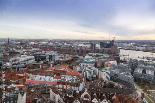 Hamburg Speicherstadt von oben