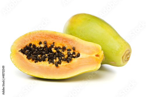 Papaya Fruits isolated