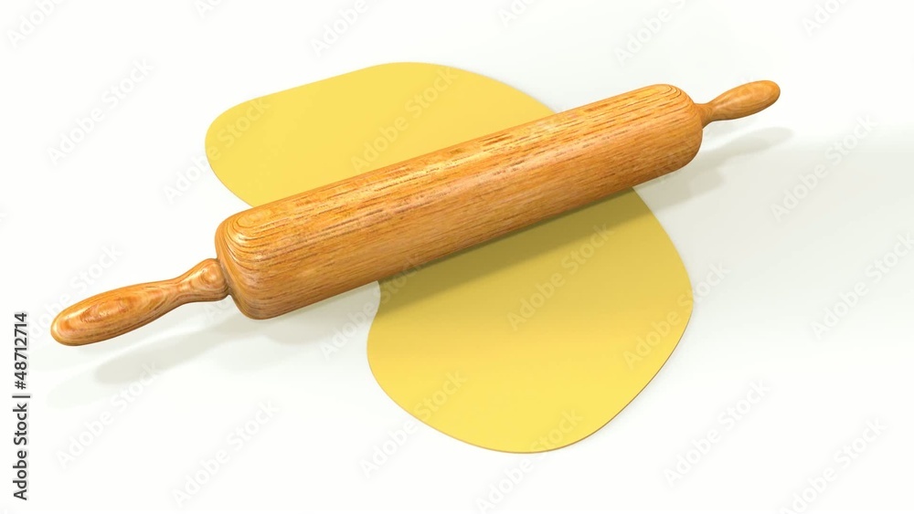 Amasando con rodillo de madera