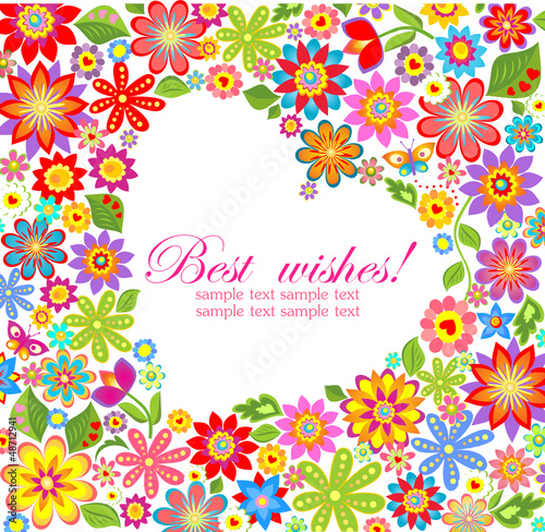 Greeting frame