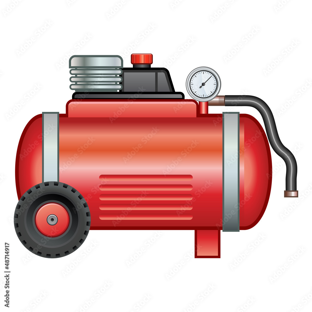 Air compressor Stock Vector | Adobe Stock