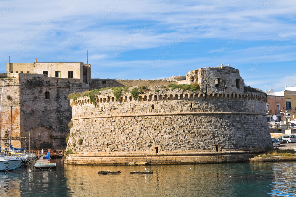 Angevine-Aragonese Castle. Gallipoli. Puglia. Italy.