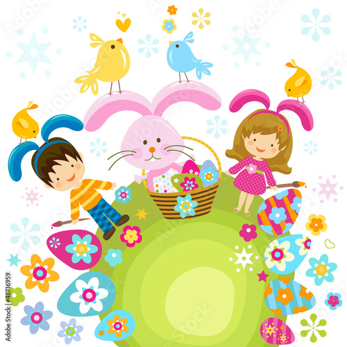 easter children