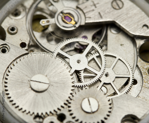Clockwork close up