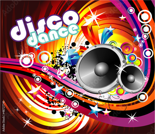 Disco Dance Background