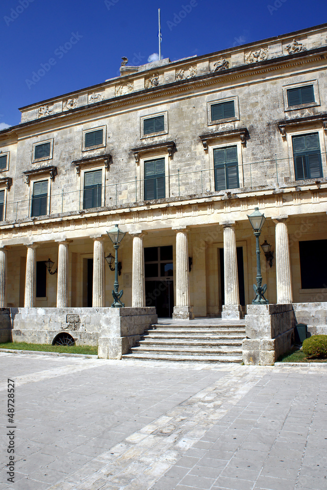 Stary Pałac w mieście Korfu, Grecja