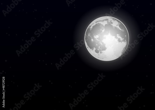 Moon and stars © dengess