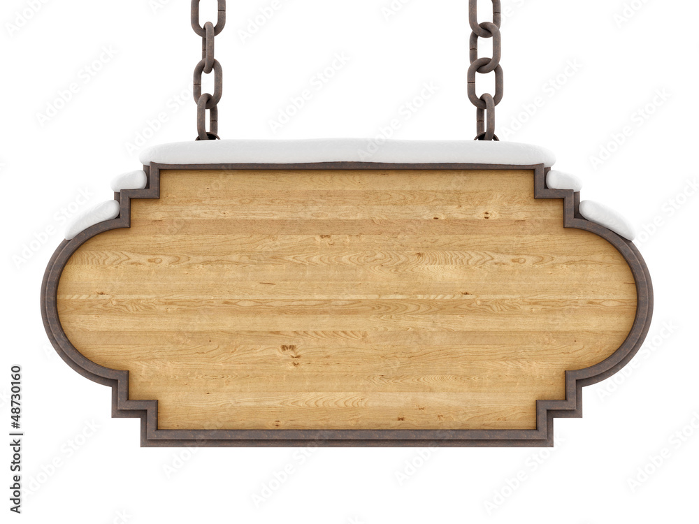 Obraz premium wood sign